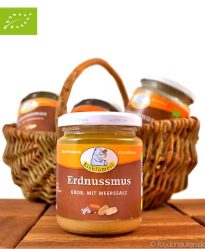 Bio Erdnussmus (grob mit Meersalz), Eisblümerl, 250g