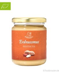 Bio Erdnussmus (100 Prozent Erdnüsse), 500g, Eisblümerl