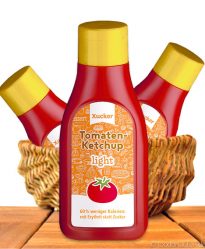 Xucker - Tomatenketchup Light, mit Erythrit gesüßt, 500ml