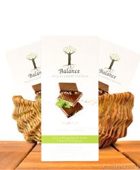 Balance Stevia Schokolade (Kokosnuss Crisp), mit Stevia gesüßt, 85g