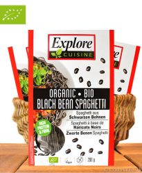 Bio Schwarze Bohnen Spaghetti, 200g, Explore Cuisine