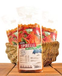 Low Carb Spirelli, Eiweißreiche Pasta (52% Protein), 250g, LCW