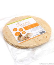 Shanoo Shape Tortillas, Kohlenhydratarm & Vegan (Low Carb), 7x40g (280g)