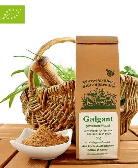Bio Galgant (gemahlene Wurzel), Wurdies, Gewürze, 50g Bio Galgant (gemahlene Wurzel), Wurdies, Gewürze, 50g