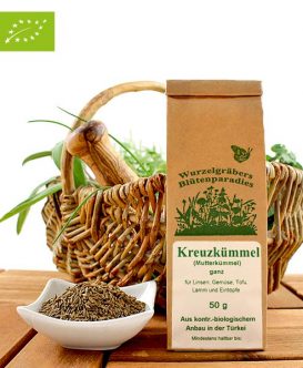 Bio Kreuzkümmel (Cumin), Wurdies, Gewürze, 50g Bio Kreuzkümmel (Cumin), Wurdies, Gewürze, 50g