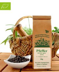Bio Gewürze, Pfeffer, schwarz, ganz, aroma, 50g Bio Gewürze, Pfeffer, schwarz, ganz, aroma, 50g
