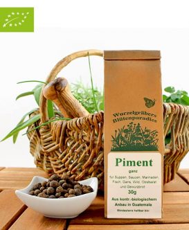 Bio Gewürz Piment (ganz), Wurdies, 30g Bio Gewürz Piment (ganz), Wurdies, 30g