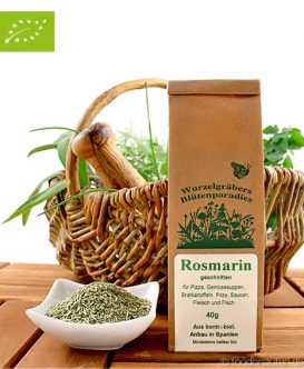Bio Rosmarin (geschnitten), Wurdies, Küchenkräuter, 40g Bio Rosmarin (geschnitten), Wurdies, Küchenkräuter, 40g