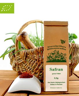 Bio Safran (ganze Fäden), Wurdies, Gewürze Bio Safran (ganze Fäden), Wurdies, Gewürze