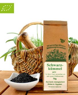 Bio Gewürz Schwarzkümmel, ganz, 70g Bio Gewürz Schwarzkümmel, ganz, 70g