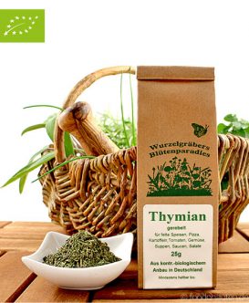 Bio Thymian (gerebelt), Wurdies, Küchenkräuter, 25g Bio Thymian (gerebelt), Wurdies, Küchenkräuter, 25g