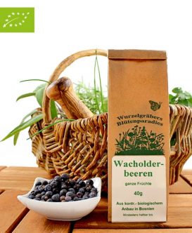 Bio Wacholderbeeren, ganze Früchte, 40g Bio Wacholderbeeren, ganze Früchte, 40g