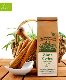 Bio Zimt (Ceylon), ganze Stangen, 50g Bio Zimt (Ceylon), ganze Stangen, 50g