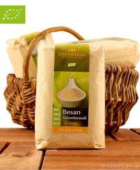 Kichererbsenmehl (Cosmoveda), 400g, Bio Kichererbsenmehl (Cosmoveda), 400g, Bio