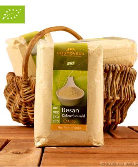 Kichererbsenmehl (Cosmoveda), 400g, Bio Kichererbsenmehl (Cosmoveda), 400g, Bio
