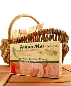 Thunfisch in Bio-Olivenöl, Pan do Mar, 120g Thunfisch in Bio-Olivenöl, Pan do Mar, 120g