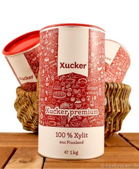 Xucker (premium), 100 Prozent Xylit aus Finnland, Zuckerersatz, 1000g Xucker (premium), 100 Prozent Xylit aus Finnland, Zuckerersatz, 1000g