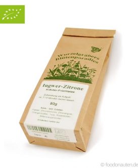 Bio Kräuter-/Früchtetee Ingwer-Zitrone, Wurdies Bio Kräuter-/Früchtetee Ingwer-Zitrone, Wurdies
