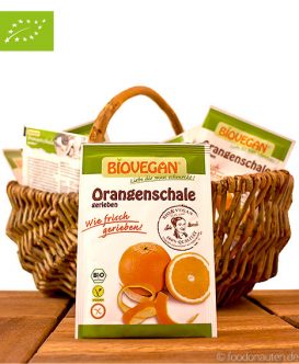 Bio Orangenschale, gerieben (Orangenabrieb), BioVegan Bio Orangenschale, gerieben (Orangenabrieb), BioVegan