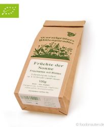 Bio Tee Früchte der Sonne (Früchtetee mit Blüten), Wurdies Bio Tee Früchte der Sonne (Früchtetee mit Blüten), Wurdies