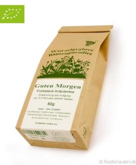 Bio Tee Guten Morgen, Kräutertee, Wurdies, 50g Bio Tee Guten Morgen, Kräutertee, Wurdies, 50g