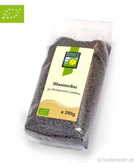 Bio Blaumohn (Ökologischer Landbau), Bohlsener Mühle, 250g Bio Blaumohn (Ökologischer Landbau), Bohlsener Mühle, 250g