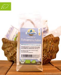 Bio Flohsamenschalen (gemahlen & glutenfrei), Erdschwalbe, 250g Bio Flohsamenschalen (gemahlen & glutenfrei), Erdschwalbe, 250g