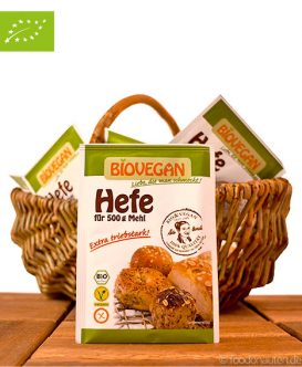 Bio Hefe (Frischhefe getrocknet), Biovegan, 9g Bio Hefe (Frischhefe getrocknet), Biovegan, 9g