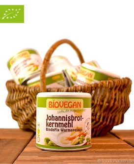 Bio Johannisbrotkernmehl, Bindefix, BioVegan, 100g Bio Johannisbrotkernmehl, Bindefix, BioVegan, 100g