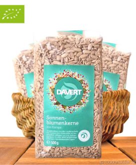 Bio Sonnenblumenkerne, Aus Europa, 500g, Davert Bio Sonnenblumenkerne, Aus Europa, 500g, Davert