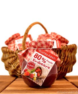 Erdbeer-Fruchtaufstrich ohne Zucker, (Sukrin statt Zucker), 260g Erdbeer-Fruchtaufstrich ohne Zucker, (Sukrin statt Zucker), 260g