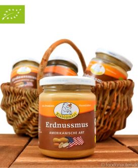 Bio Erdnussmus (Amerikanische Art), Eisblümerl, 250g Bio Erdnussmus (Amerikanische Art), Eisblümerl, 250g