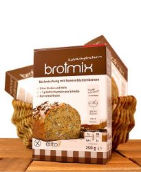 Low Carb Brotbackmischung mit Sonnenblumenkernen (glutenfrei, sojafrei) Elito Health Science, 250g Low Carb Brotbackmischung mit Sonnenblumenkernen (glutenfrei, sojafrei) Elito Health Science, 250g