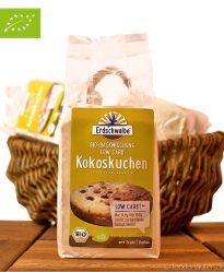 Low Carb Kuchen Backmischung, Kokoskuchen (Glutenfrei & Bio), Erdschwalbe, 220g Low Carb Kuchen Backmischung, Kokoskuchen (Glutenfrei & Bio), Erdschwalbe, 220g