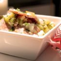 Low Carb Abendessen - Kalter Wurstsalat mit Käse