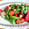 Low Carb Frühlingssalat mit Erdbeeren und Spargel