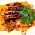 Low Carb Rezept | Entenbrustfilet auf Low Carb Kürbisgemüse