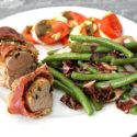 Low Carb Rezept | Bohnengemüse mit Schweinefilet Parma
