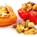 Low Carb Rezept | Gegrillte Paprika mit kaltem Avocadosalat