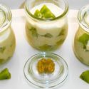 Low Carb Rezept (Süßspeise) - Kiwi-Orangen-Creme