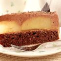 Low Carb Torte mit Schokolade und Birnen