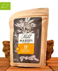 Mandelmehl, teilentölt (Ölmühle Solling), 500g, Bio-Qualität Mandelmehl, teilentölt (Ölmühle Solling), 500g, Bio-Qualität