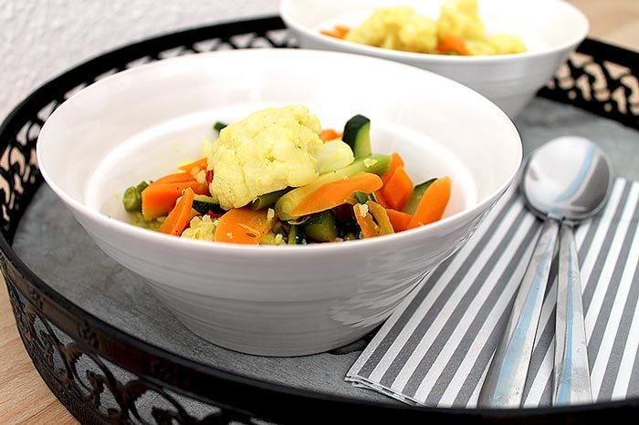 Vegatarisches Low Carb Rezept | Blumenkohl-Curry
