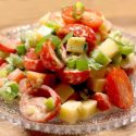 Low Carb Paprika Käse Salat