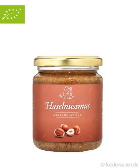 Bio Haselnussmus, 100 Prozent Haselnüsse, 250g, Eisblümerl Bio Haselnussmus, 100 Prozent Haselnüsse, 250g, Eisblümerl