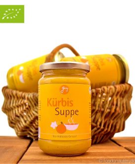 Bio Kürbissuppe, Hokkaido, Low Carb und Vegan, Georg Thalhammer, 350ml Bio Kürbissuppe, Hokkaido, Low Carb und Vegan, Georg Thalhammer, 350ml