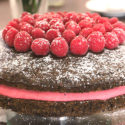 Low Carb Himbeer-Mohn-Torte ohne Zucker