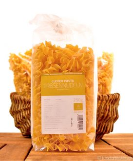 Clever Pasta, Erbsennudeln (aus gelben Erbsen), Glutenfrei, Slow Carb, 250g Clever Pasta, Erbsennudeln (aus gelben Erbsen), Glutenfrei, Slow Carb, 250g