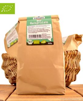 Bio Reisprotein (Veganes Proteinpulver), Erdschwalbe, 500g Bio Reisprotein (Veganes Proteinpulver), Erdschwalbe, 500g