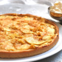 Low Carb Apfel-Tarte mit Aprikosenmarmelade